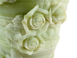Sculptural vase 'Roma Imperiale' in jade onyx