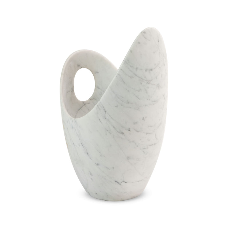Champagne bucket 'HOME' in Carrara marble