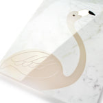 The Pink Flamingo - centerpiece/serving plate in marble