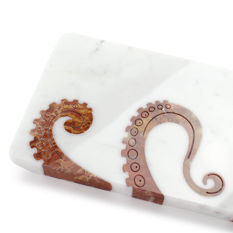 Mr. Octopus - centerpiece/serving plate in marble