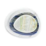 Set of presentation plates in mixed marbles