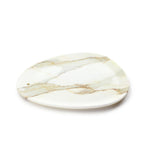 Presentation plate in Calacatta marble