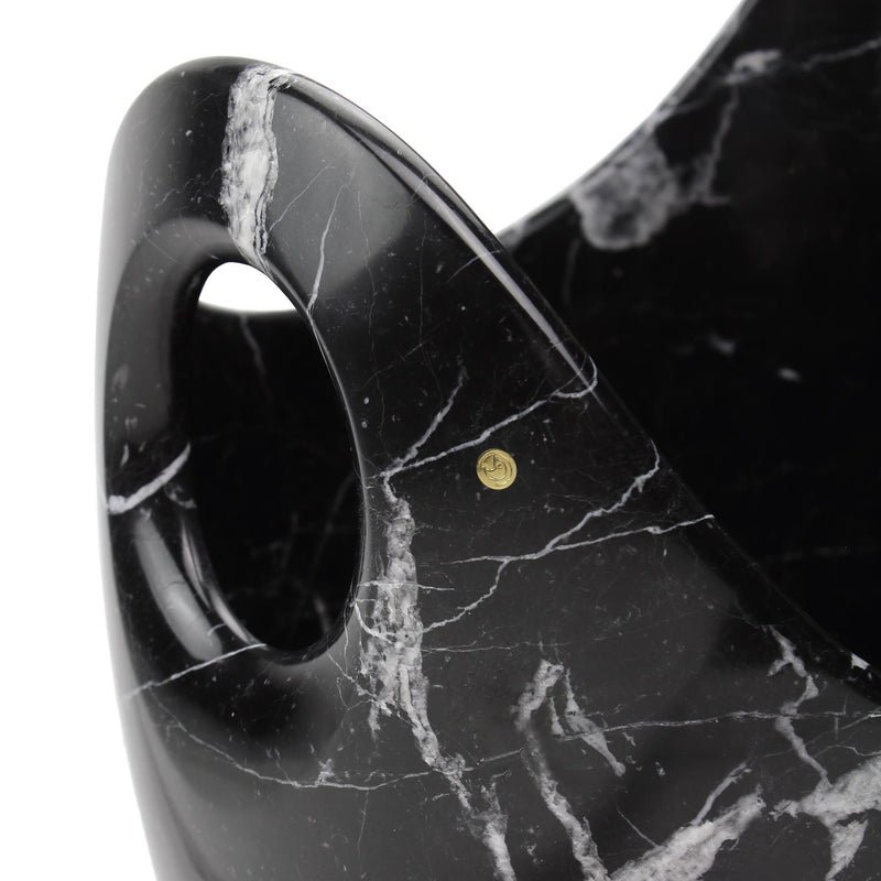 Luxurious Champagne bucket in Marquina marble