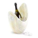 Luxurious Champagne bucket in white onyx