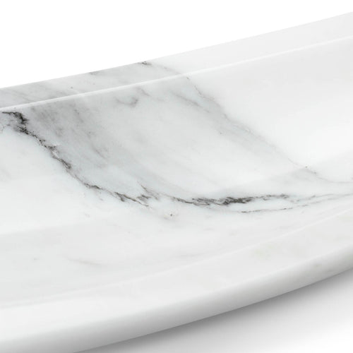 Gondola - big elegant bowl in Statuario Altissimo marble