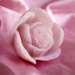 Sculptural Rose in Rose Quartz