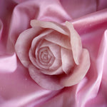 Sculptural Rose in Rose Quartz