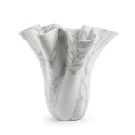 Sculptural vase PV05 in Arabescato marble