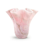 Sculptural vase PV05 in Rose quartz